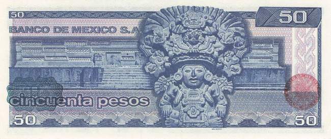 Mexiko p.73 LN 50 Pesos 1981